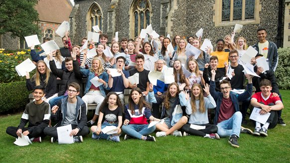 Brighton College GCSE results group