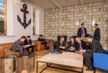  boys boarding commonroom Carousel  