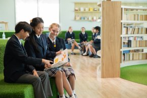 bangkok pupils reading in the library for k nusara quote 