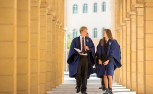 abu dhabi graduation students walking  Carousel